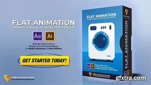 Flat Animation - Animate 2d Flat Objects in Adobe After Effects CC & Adobe Illustrator