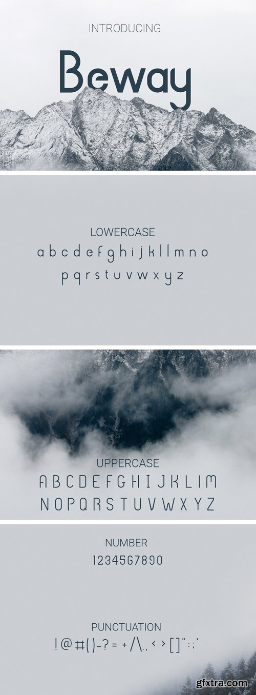 Beway Typeface