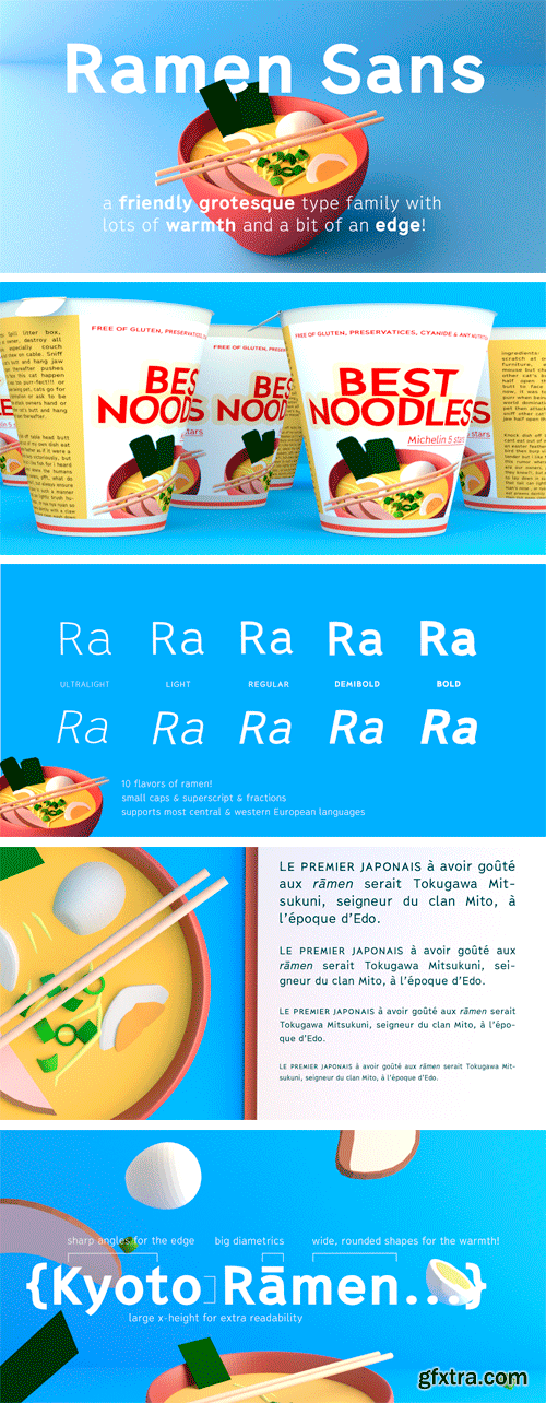 Ramen Sans Font Family