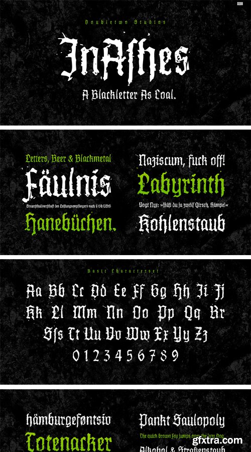 XXII InAshes Font