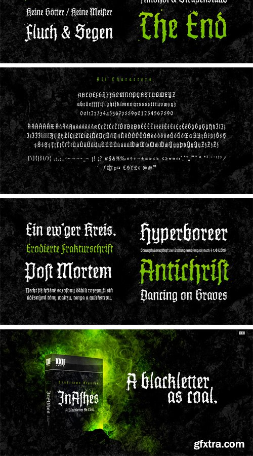 XXII InAshes Font