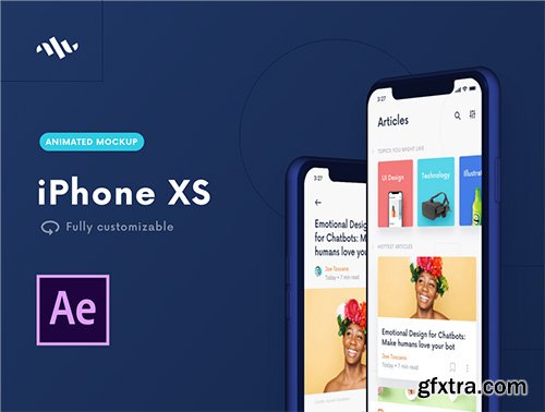 iPhone XS - Animated mockup