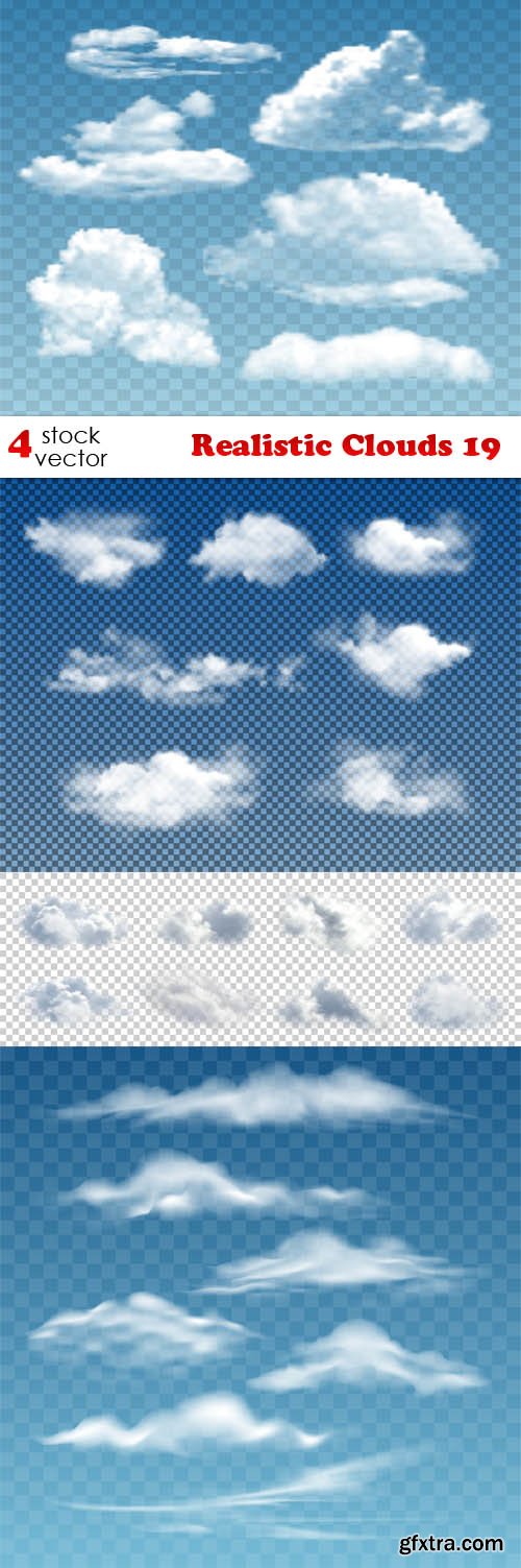 Vectors - Realistic Clouds 19