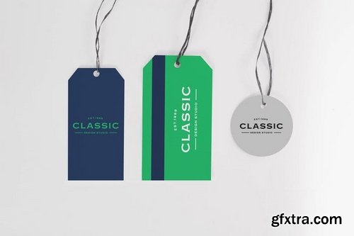 Clothing Label Tag Mock Up