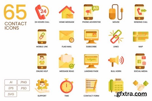 900+ Vector Icons Bundle - Caramel Series