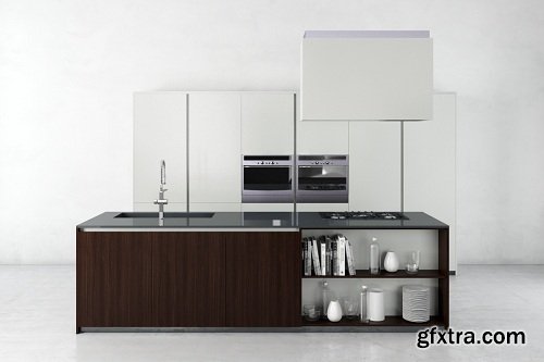 Modern Kitchen 29 3d Model