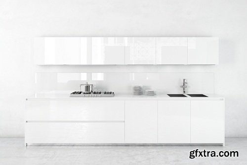 Modern Kitchen 30 3d Model