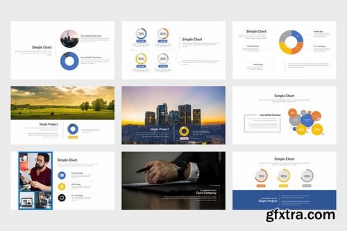 Quin Clean & Minimal Company Google Slides