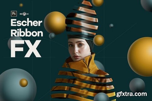 GraphicRiver - Escher Ribbon FX Photoshop Add-On Extension 22832959