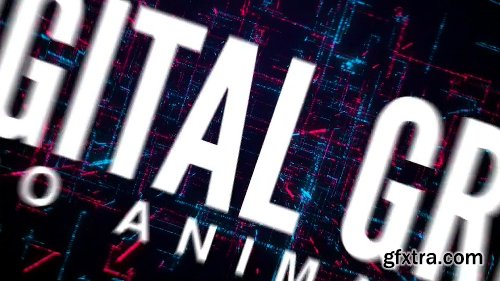 Videohive Digital Grid Logo Animation 23146902