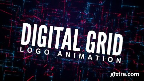 Videohive Digital Grid Logo Animation 23146902