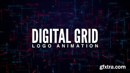 Videohive Digital Grid Logo Animation 23146902