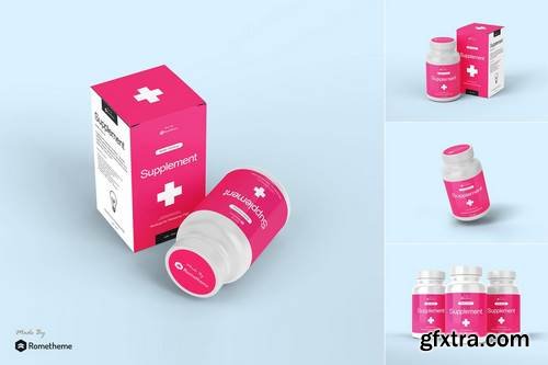 Supplement Bottle Mockup vol.1 - FYM76R