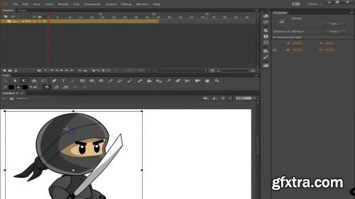 Create a character with shape tools in Adobe Animate CC (2018)