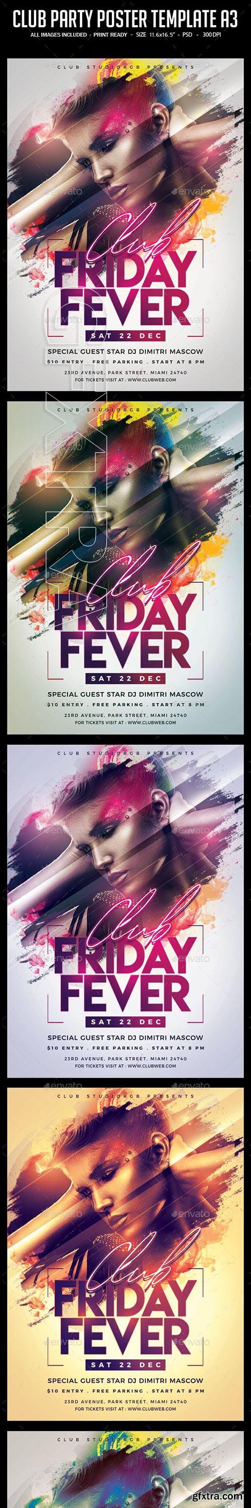 GraphicRiver - Club Party Poster Template A3 23118094