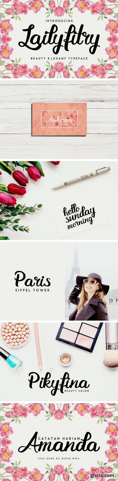 Lailyfitry Font