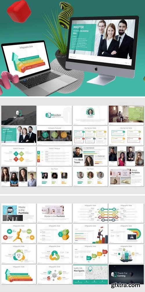 Master - Powerpoint, Keynote, Google Sliders Templates