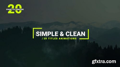 Videohive Dynamic Titles 22889048