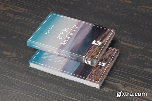 Hardcover Book Mock-Ups Vol1