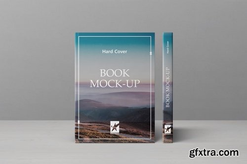 Hardcover Book Mock-Ups Vol1