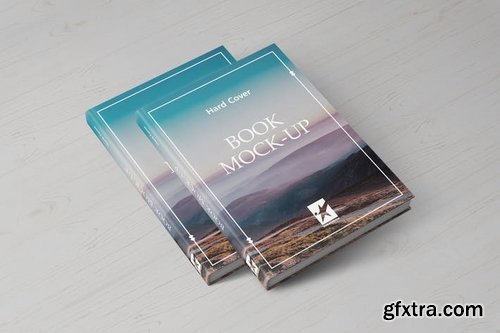 Hardcover Book Mock-Ups Vol1