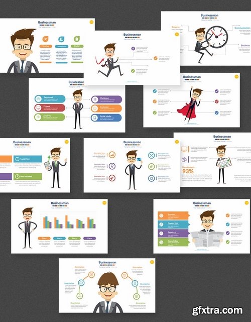 Businessman Powerpoint and Keynote Presentations