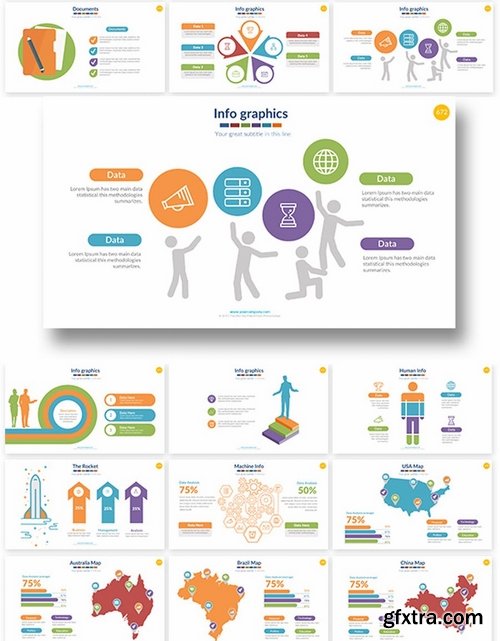 Infographics2  Powerpoint and Keynote Presentations