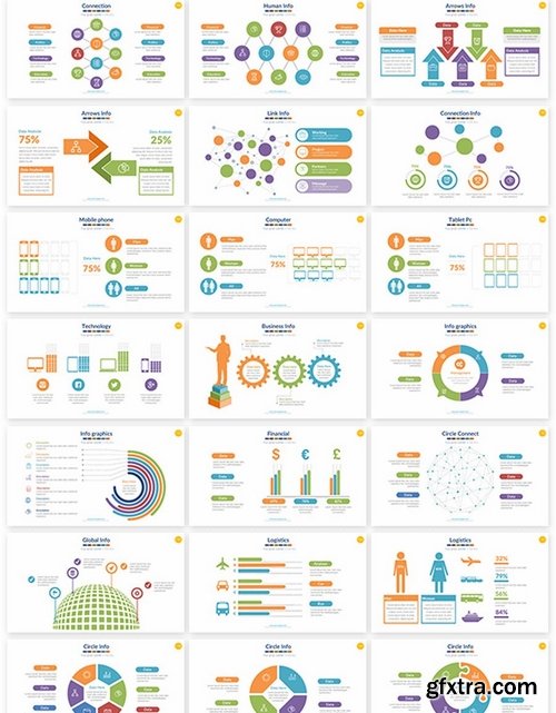 Infographics2  Powerpoint and Keynote Presentations