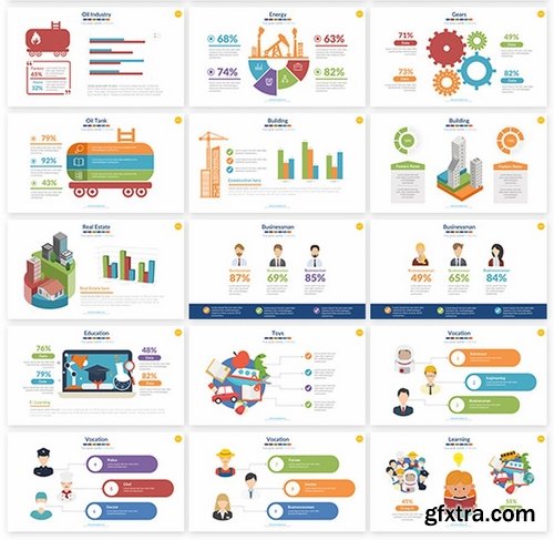 Infographics2  Powerpoint and Keynote Presentations