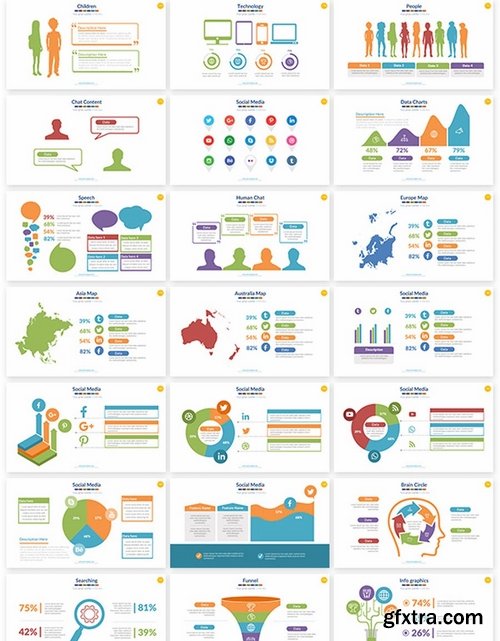 Infographics2  Powerpoint and Keynote Presentations