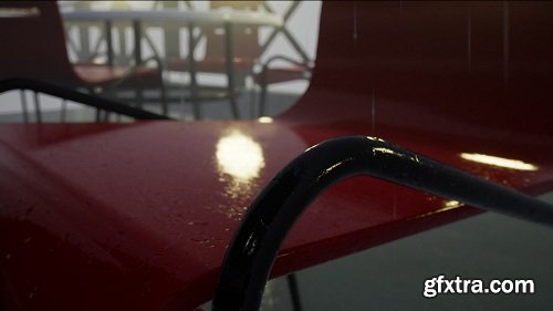 Animated Rain/Waterdrop Material