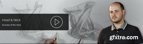 Russian Drawing Course Part 11: Muscles of the Neck with Iliya Mirochnik