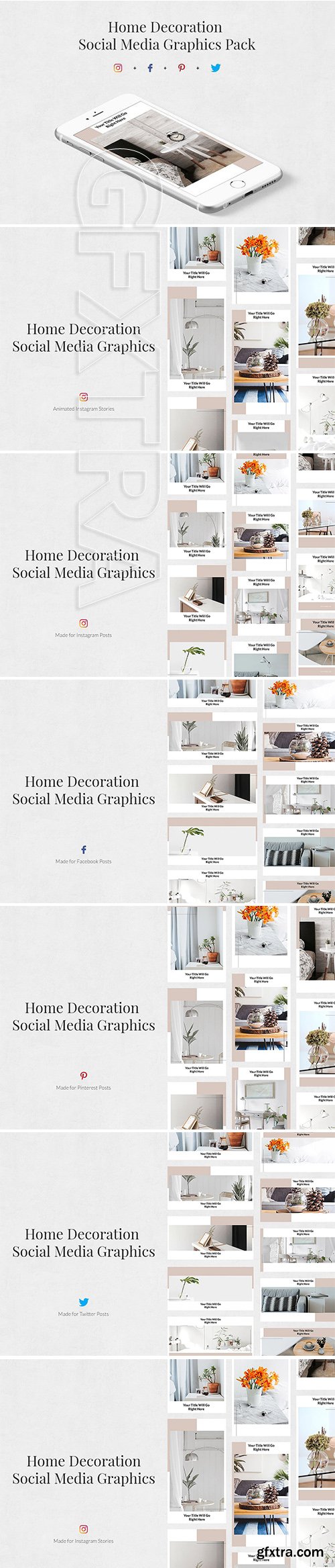 CreativeMarket - Home Decoration Pack 3363675