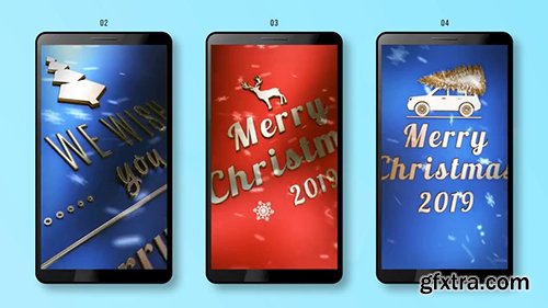 Vertical Christmas Badges 140172