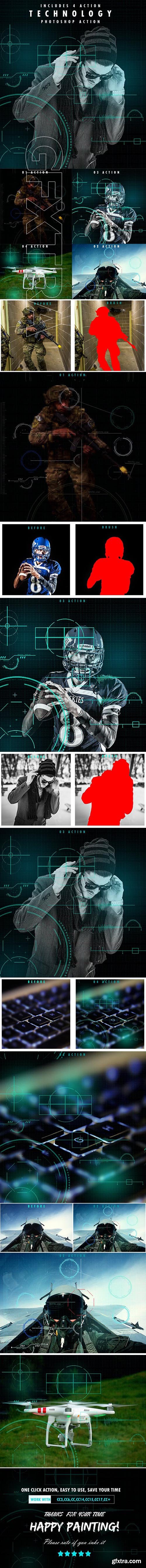 GraphicRiver - Technology Serie Photoshop Actions 23089166