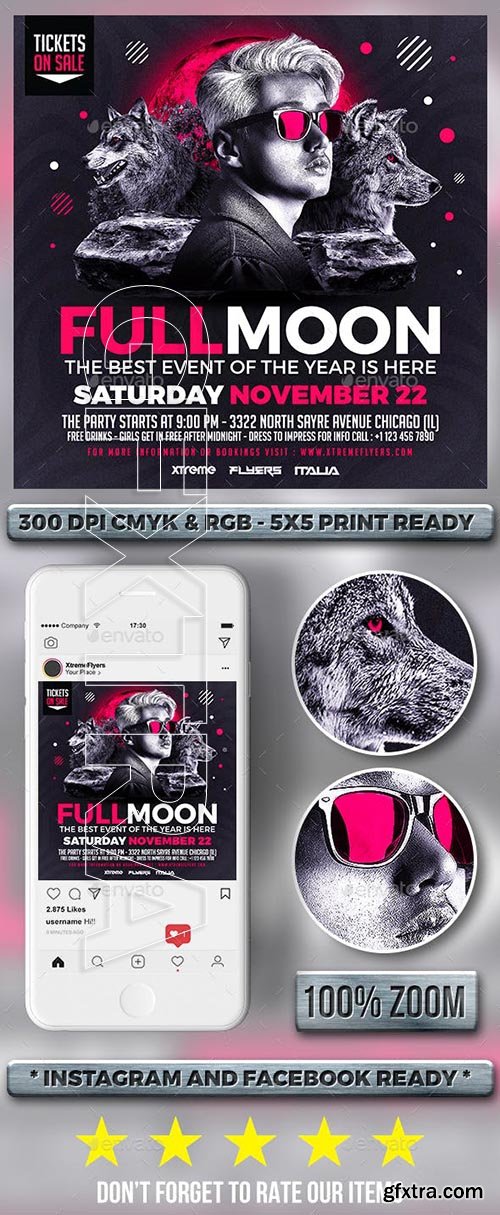 CreativeMarket - DJ Event Flyer 3353921