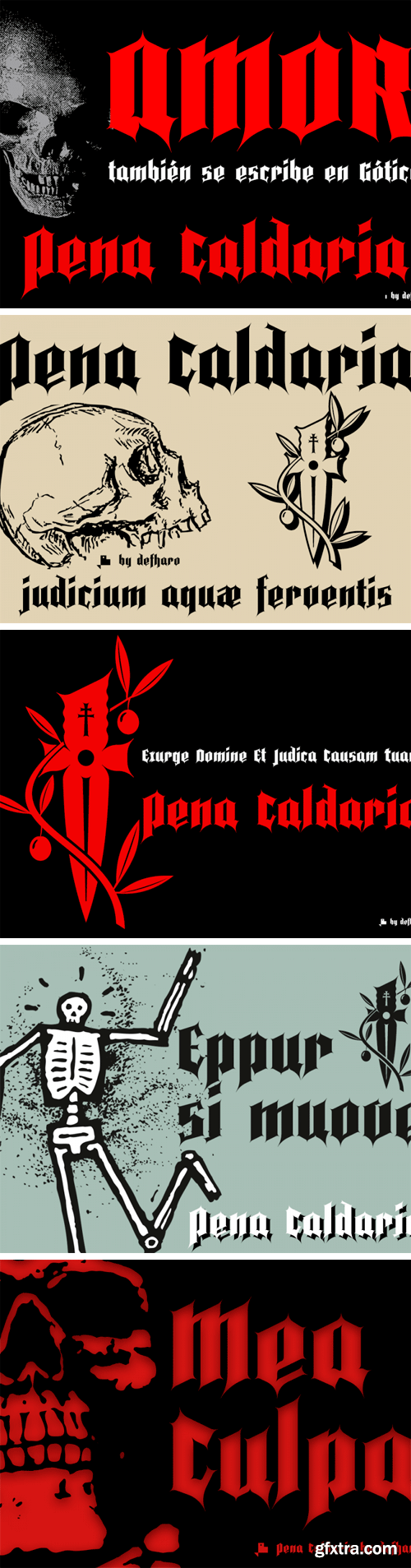 Pena Caldaria Font Family