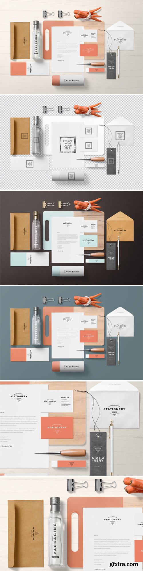 Gorgeous Branding PSD Mockup Scene