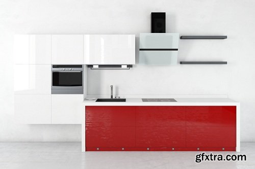 Modern Kitchen 39 3d Model