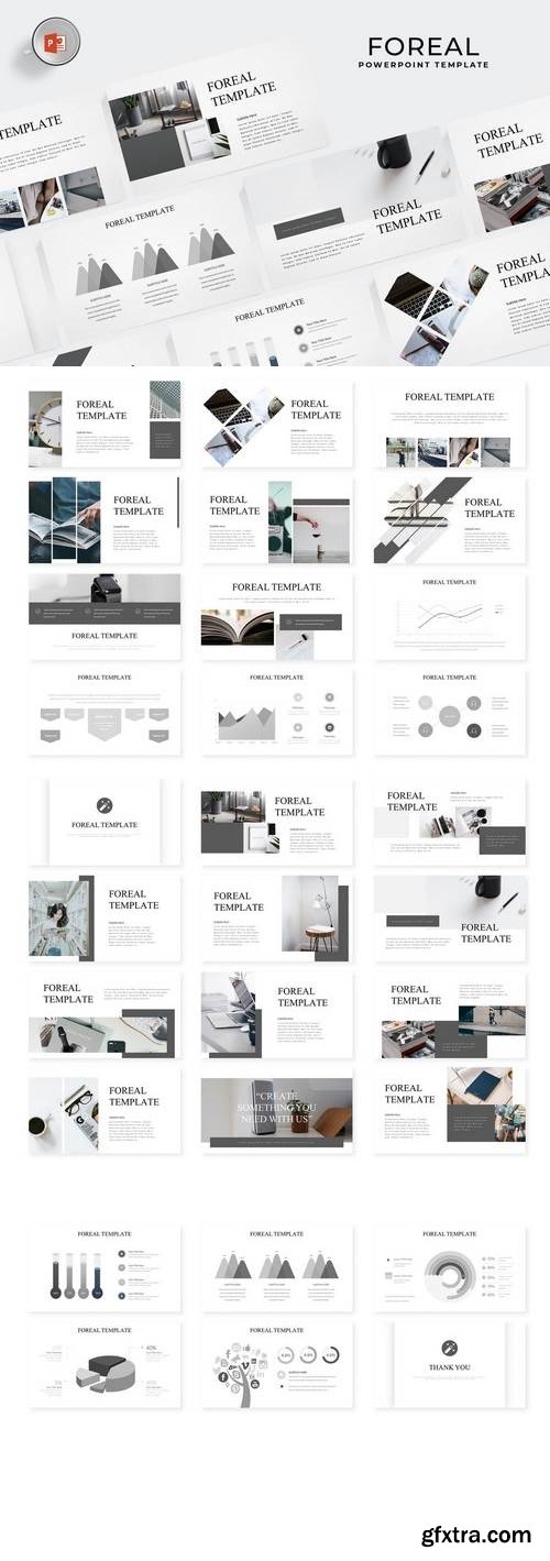 Foreal - Powerpoint, Keynote Templates