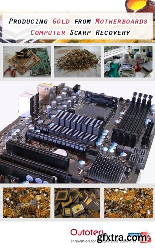 Gold refining from computer motherboards