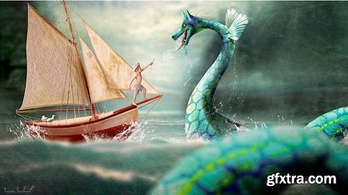 Tara Lesher Education - Compositing Tutorials - Sea Monster