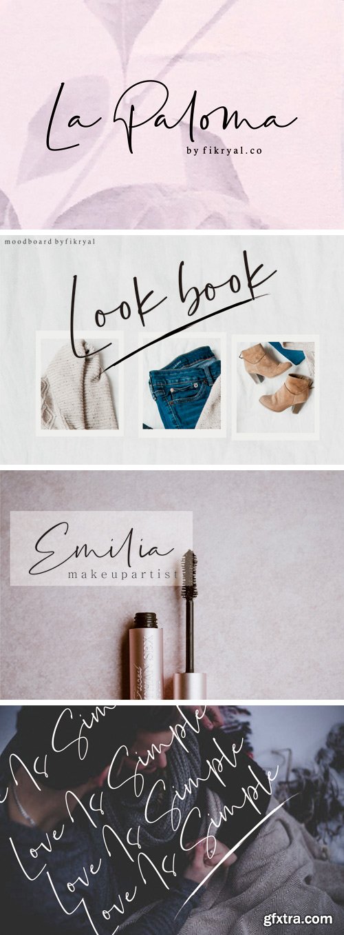 Fontbundles - La Paloma // Handwritten Font