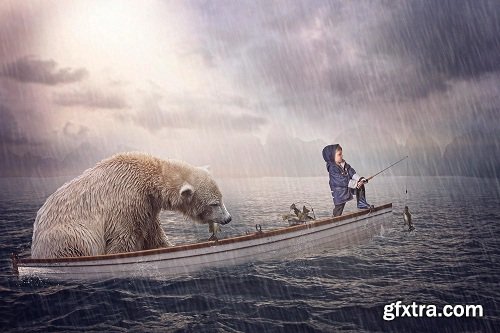 Tara Lesher Photography - Gone Fishing! Creative Fine Art Compositing