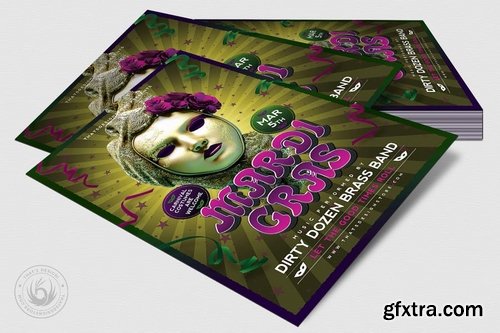 GraphicRiver - Mardi Gras Flyer Template V2 9999711