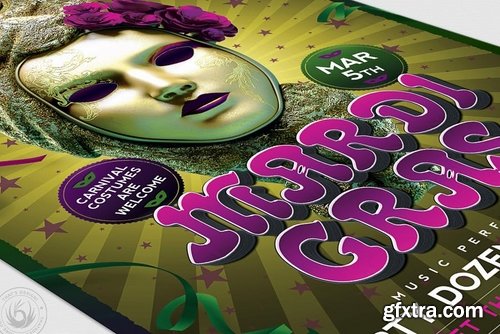 GraphicRiver - Mardi Gras Flyer Template V2 9999711