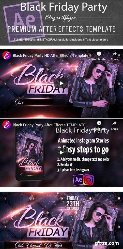 Black Friday Party V1 2019 After Effects Template