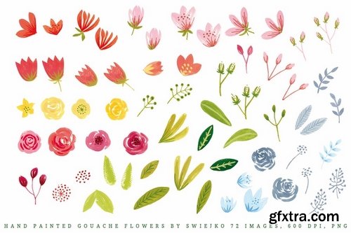 Simple Gouache Flowers