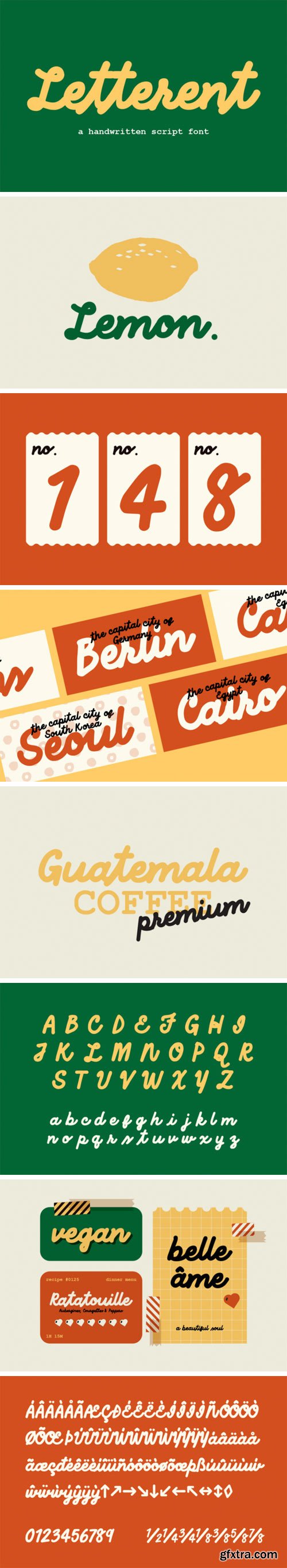 Letterent Script Font