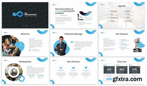 Resonant - Abstract Powerpoint Template